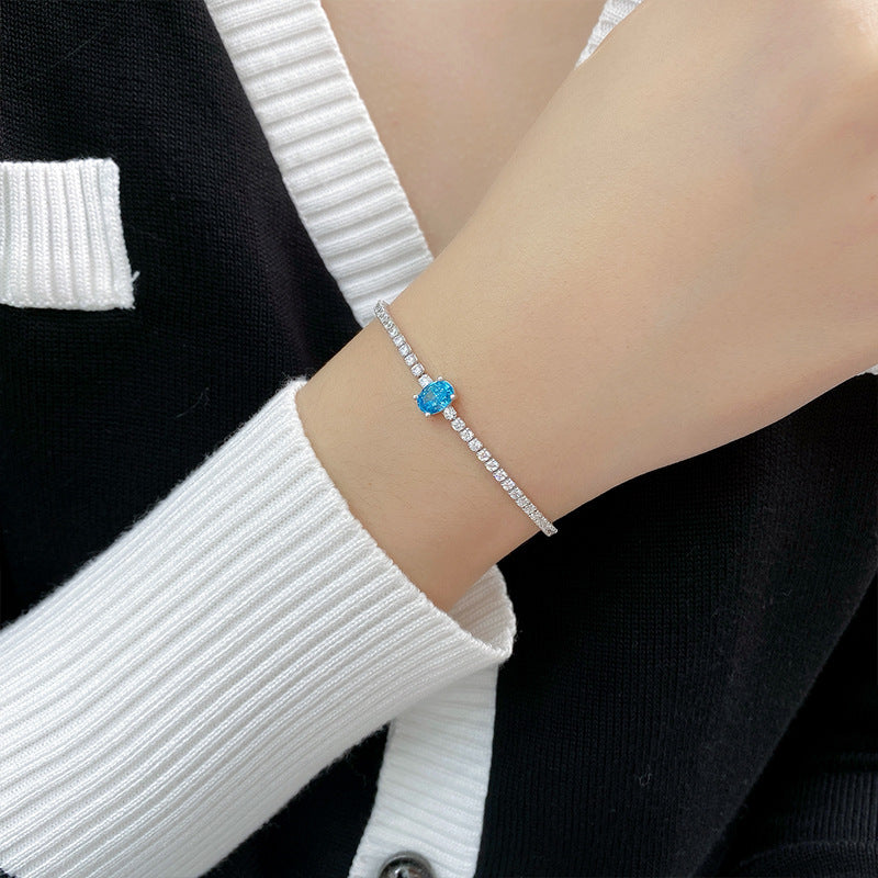 Pulsera Viora con incrustaciones | Plata 925