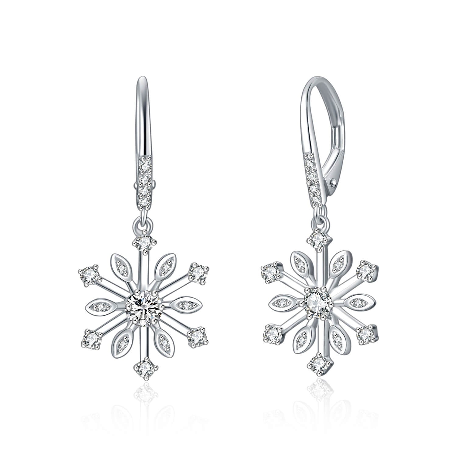 Pendientes Viora Flocon | Plata 925