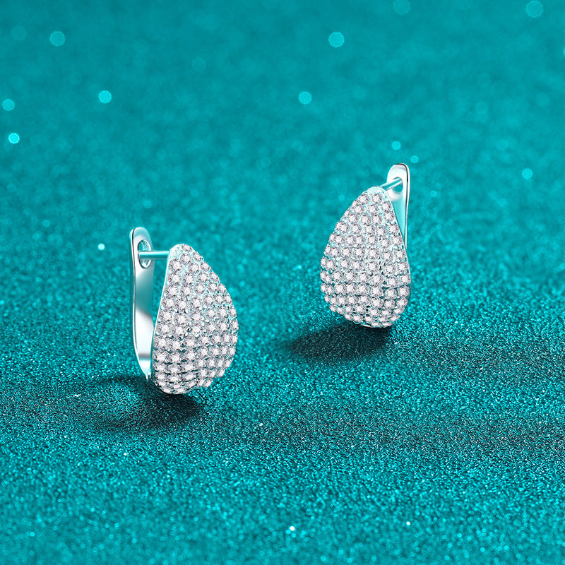 Pendiente Viora Bloom | Plata 925 con diamante ecológico de 1,31 ct