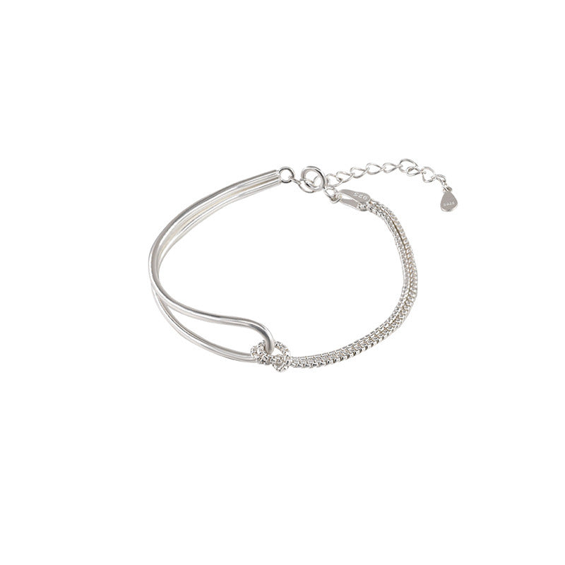 Pulsera asimétrica Viora | Plata 925