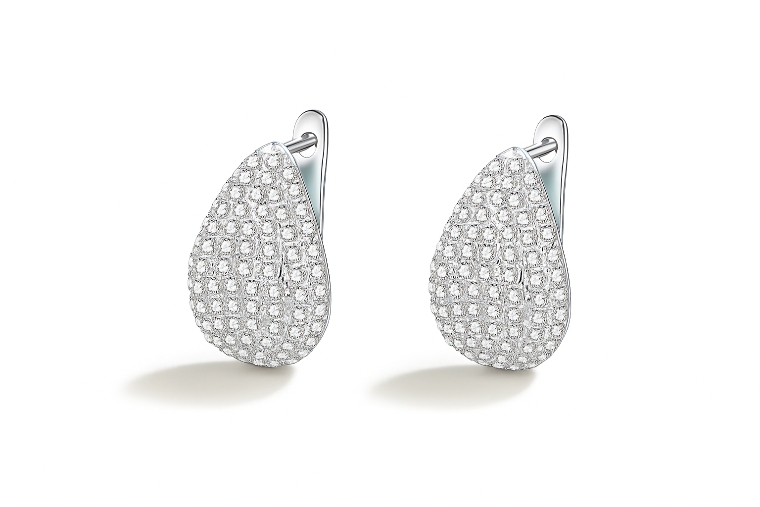Pendiente Viora Bloom | Plata 925 con diamante ecológico de 1,31 ct