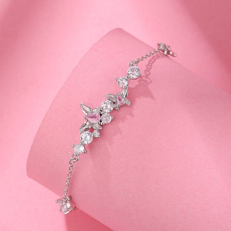 Pulsera Viora Butterfly | Plata 925 con diamante ecológico