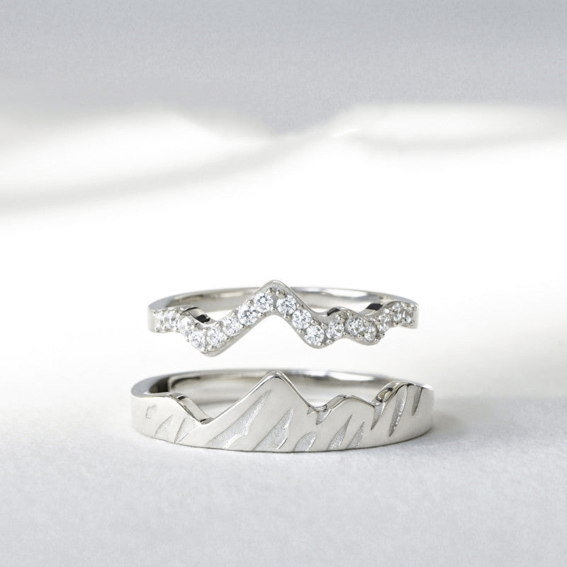 Anillo de bodas Viora Galaxy | Anillos de plata 925 para parejas