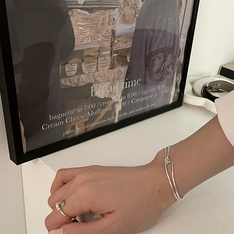 Viora Asymmetry Bracelet | 925 Silver