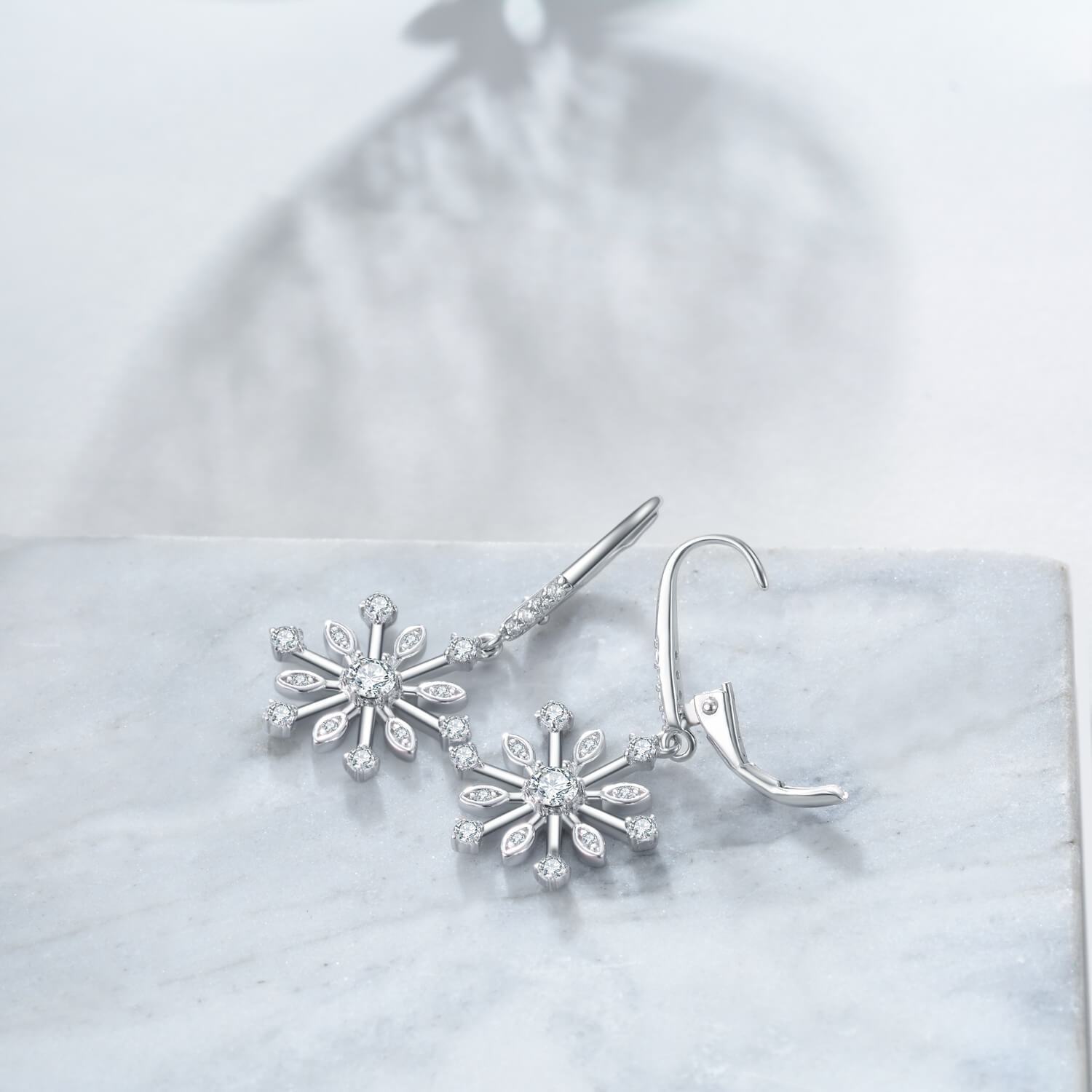 Pendientes Viora Flocon | Plata 925