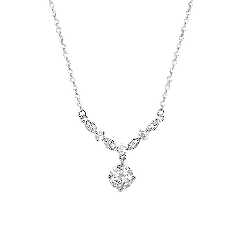 Collar Viora Fleurétoile | Plata 925 con colgante de flor y estrella