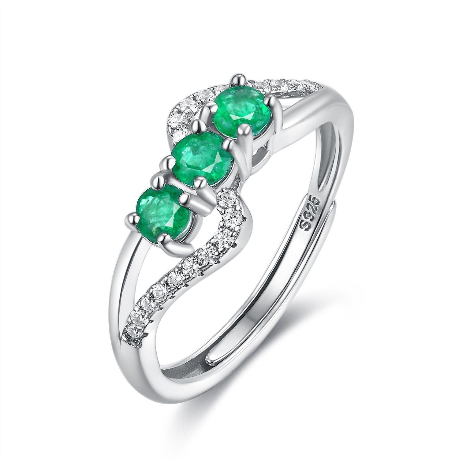 Anillo Viora Bellea | Plata 925 con piedra central de 3 mm de estilo delicado