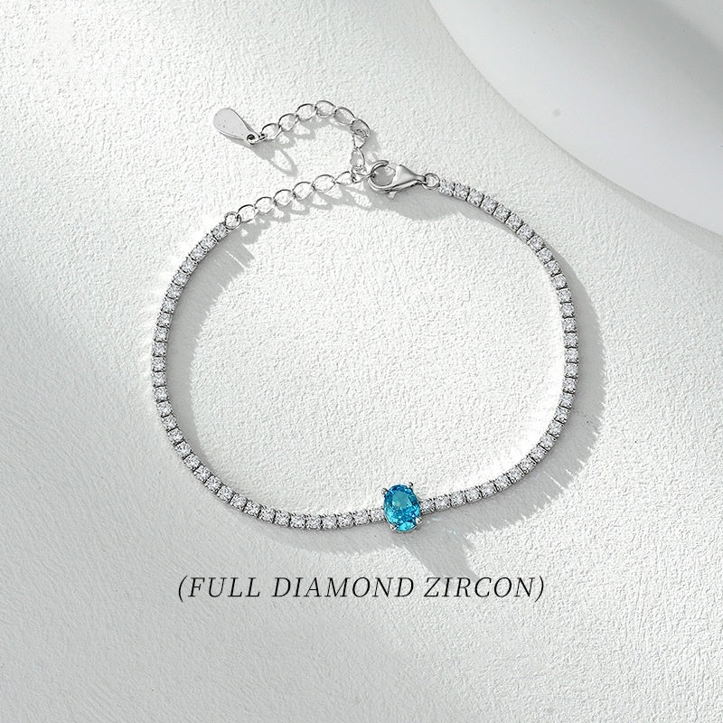 Pulsera Viora con incrustaciones | Plata 925