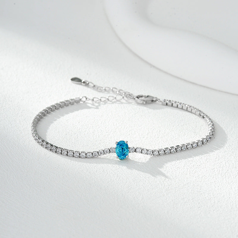 Pulsera Viora con incrustaciones | Plata 925