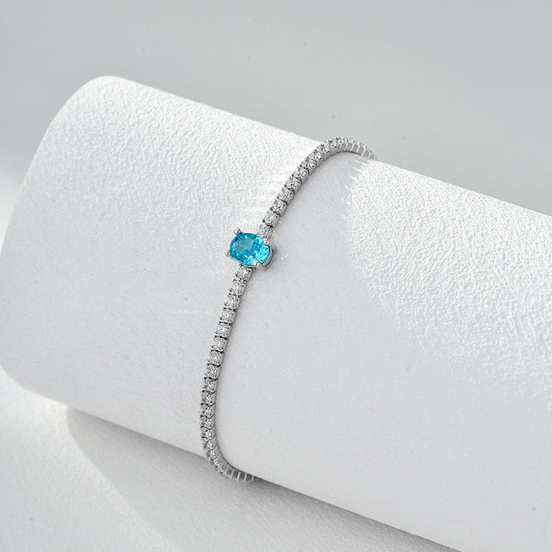 Pulsera Viora con incrustaciones | Plata 925