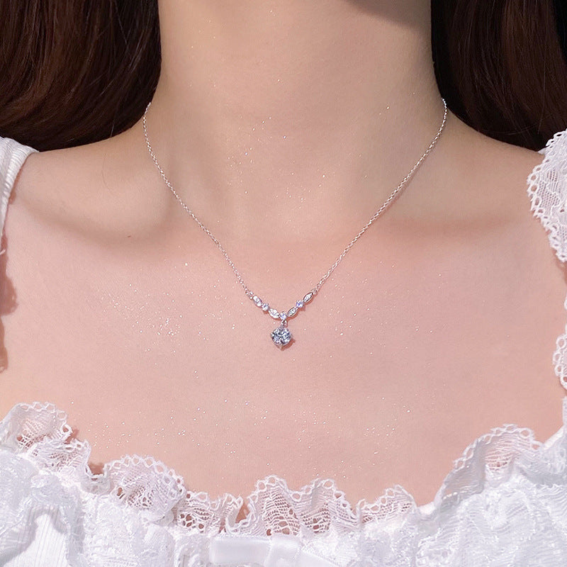 Collar Viora Fleurétoile | Plata 925 con colgante de flor y estrella