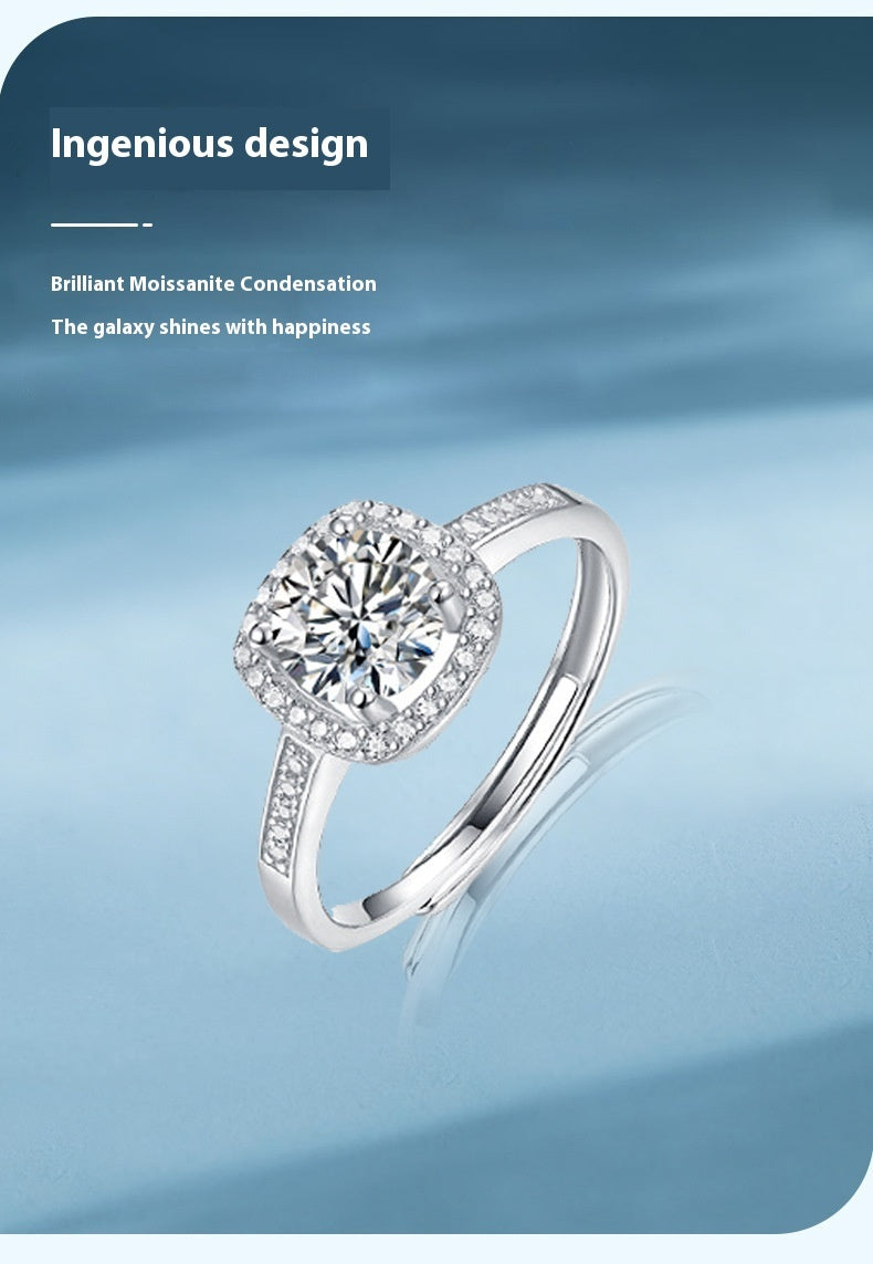 Conjunto Asterismo Viora | Collar, Anillo y Pendientes en Plata 925