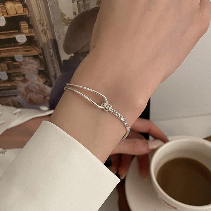 Pulsera asimétrica Viora | Plata 925