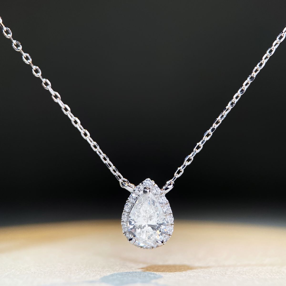 Viora Drop Necklace | 925 Silver with Eco-friendly Diamond