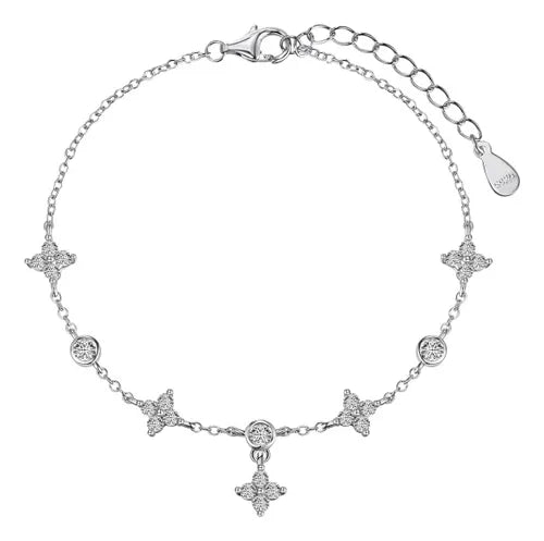 Pulsera Viora Trébol de Cuatro Hojas | Plata 925