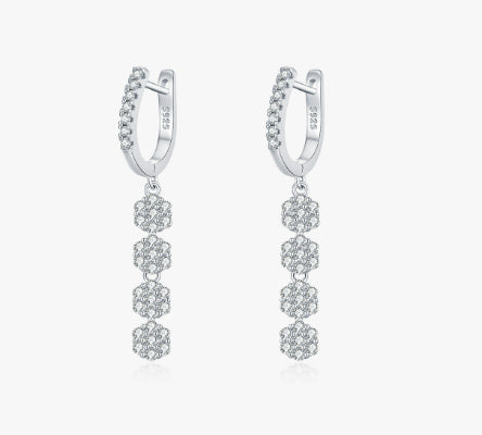 Conjunto Flor Viora | Collar, Anillo, Pendientes y Pulsera en Plata 925