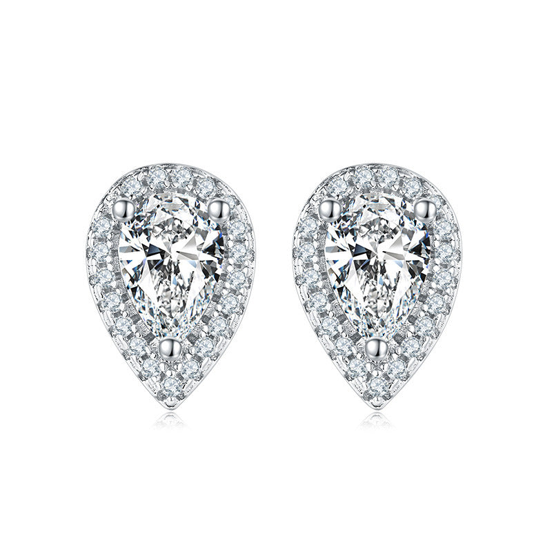 Conjunto de collar y pendientes de corazón Viora | Plata 925