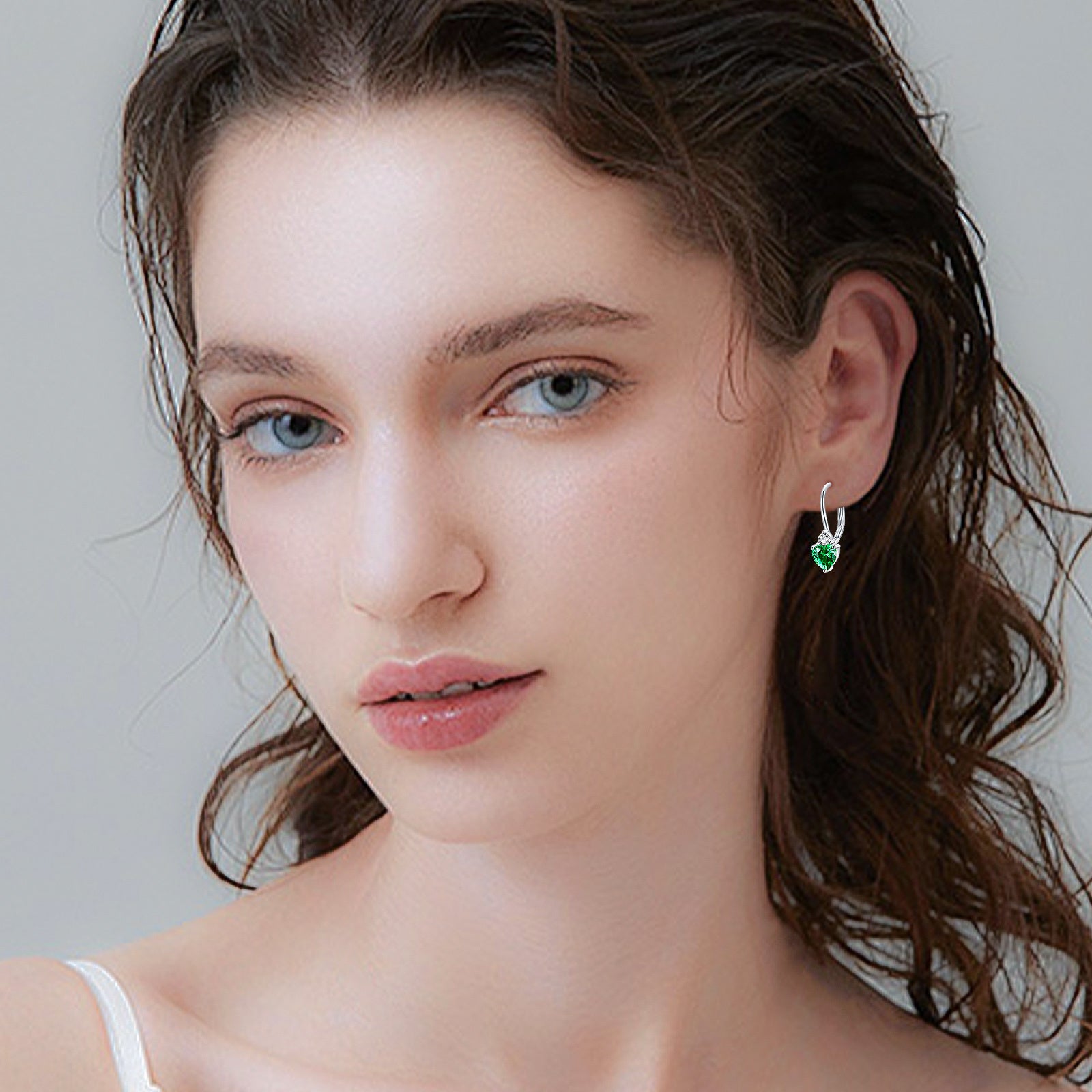Pendientes Viora Heartstone | Plata 925