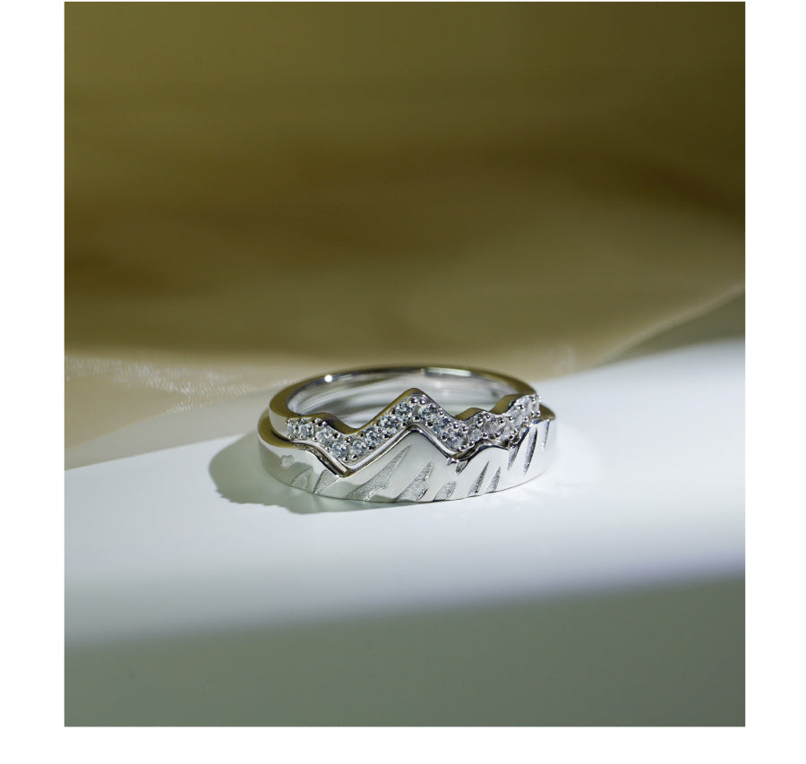 Anillo de bodas Viora Galaxy | Anillos de plata 925 para parejas