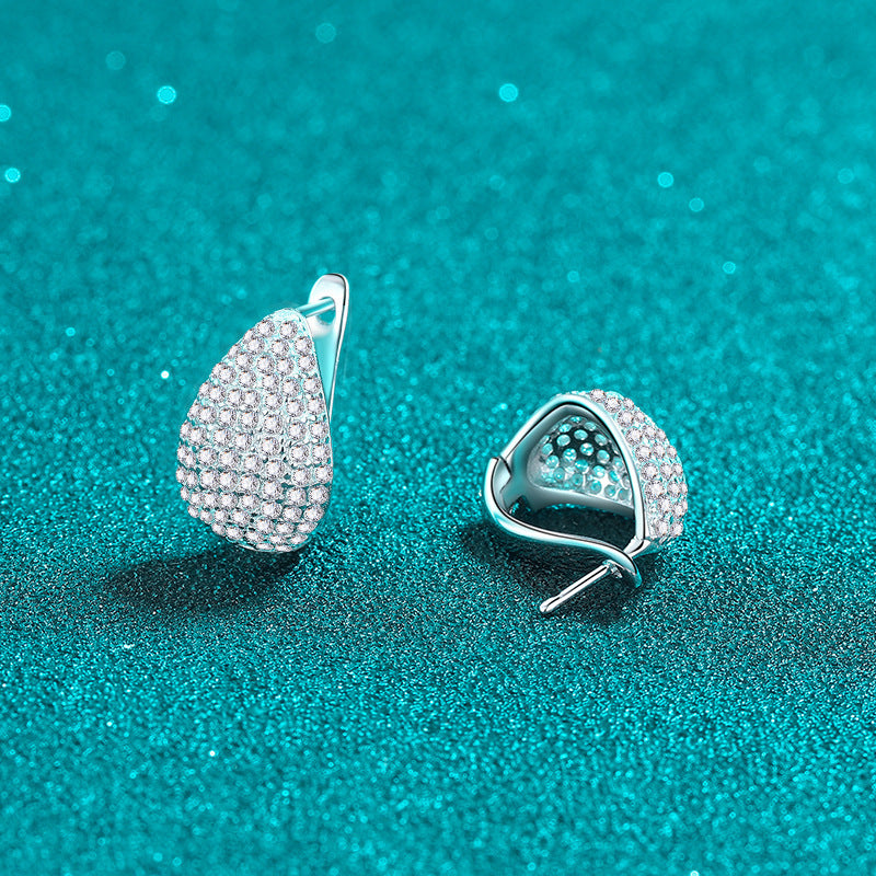 Pendiente Viora Bloom | Plata 925 con diamante ecológico de 1,31 ct