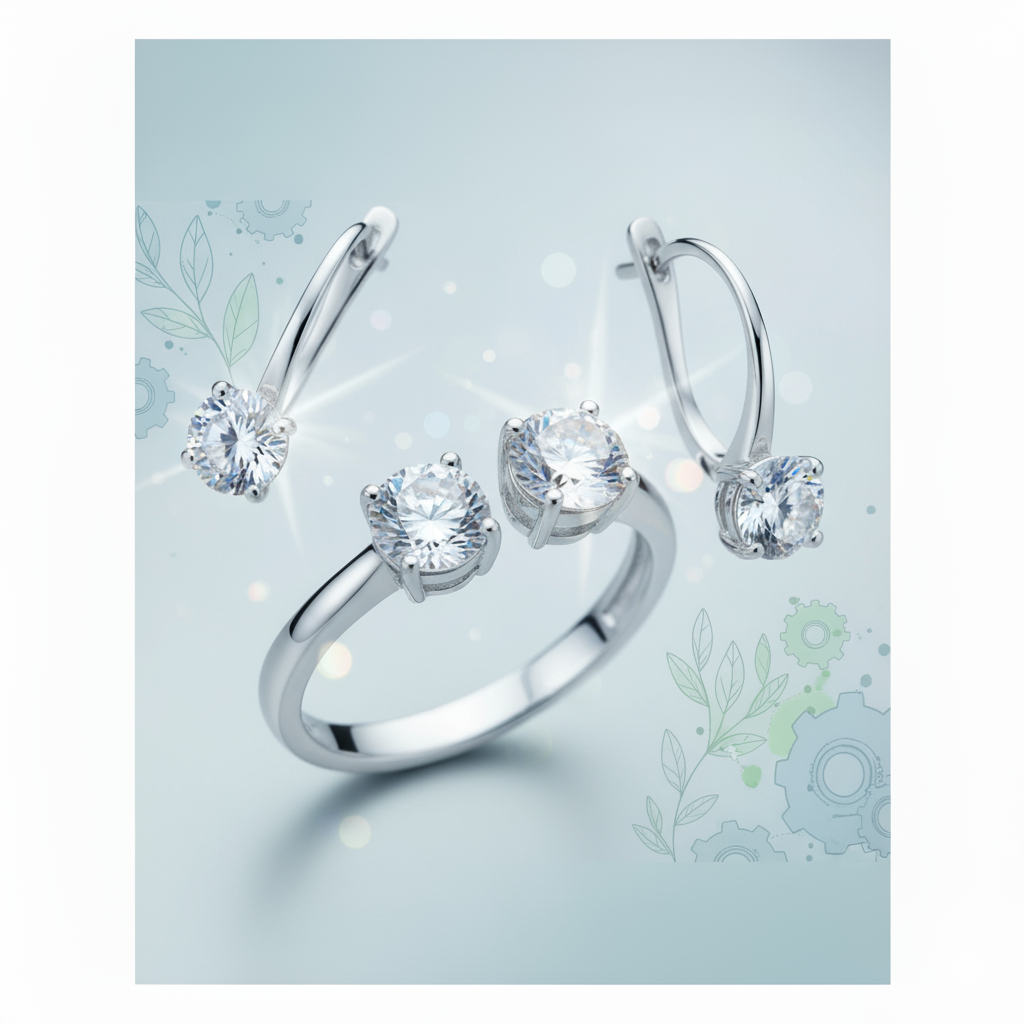 Prata 925 e Moissanite: A Combinação Perfeita de Beleza, Brilho e Sustentabilidade