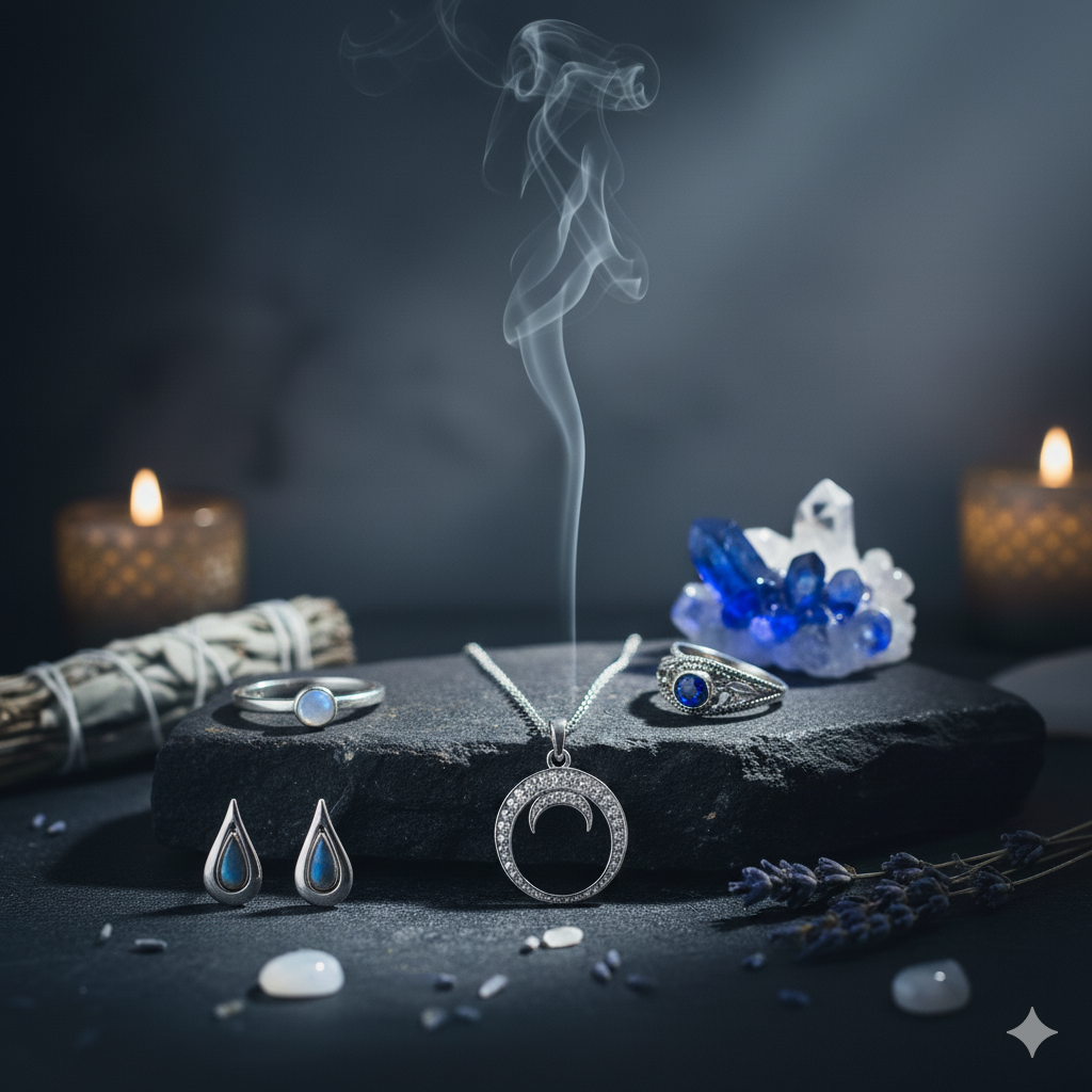 Prata 925 e a Energia Espiritual: O Metal da Proteção e Purificação