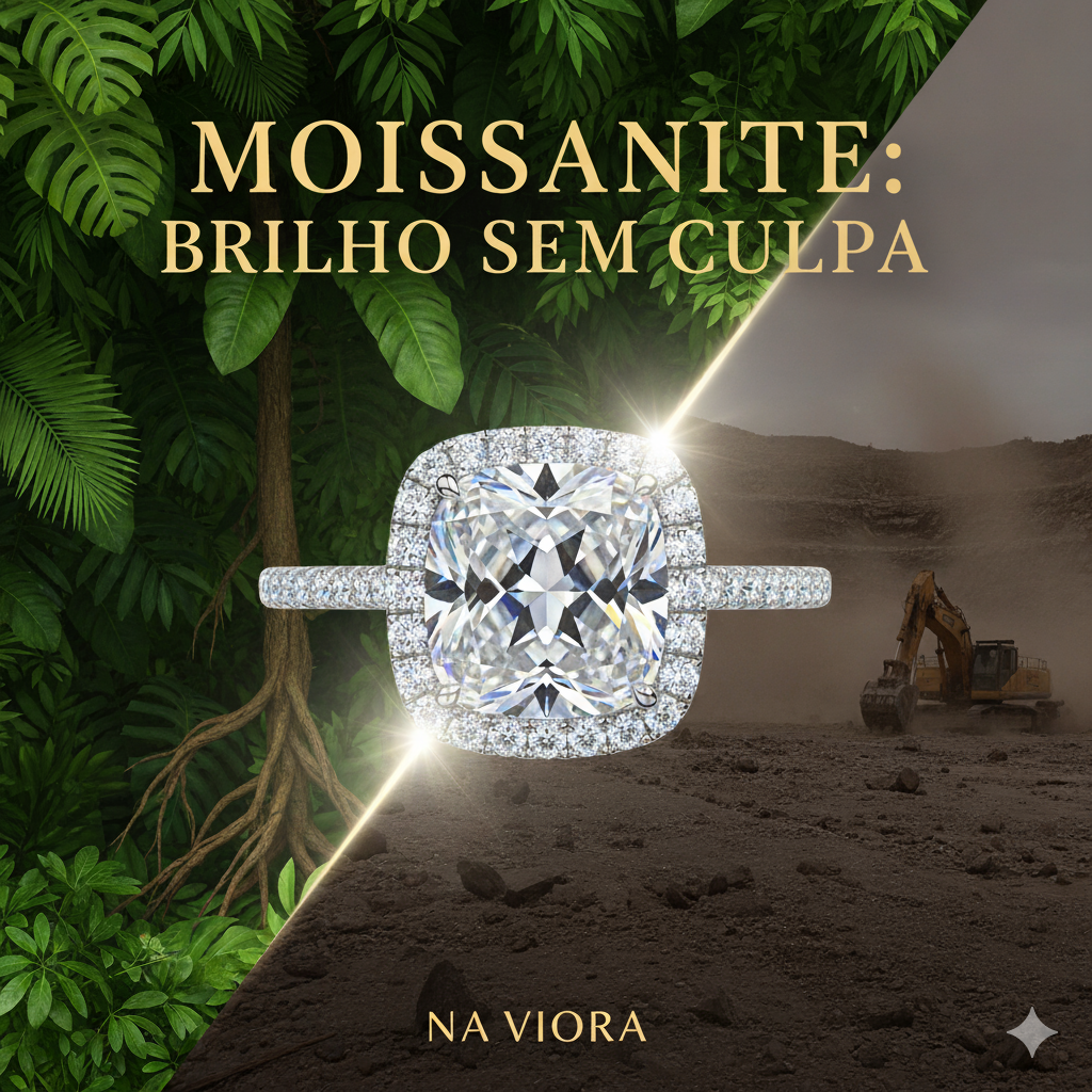 Moissanite vs Diamantes: A Escolha Ética