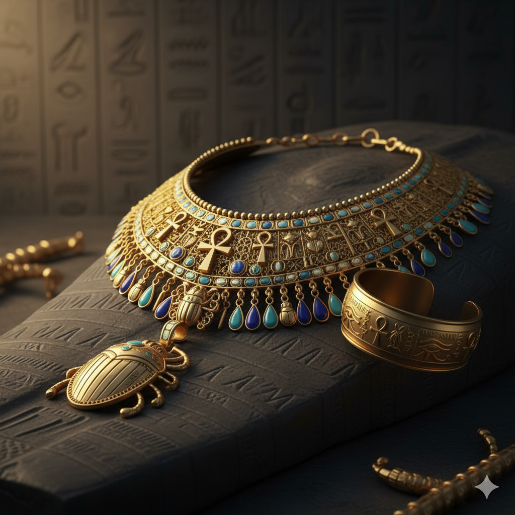 Ouro no Egito Antigo: História, Simbolismo e Luxo Atemporal