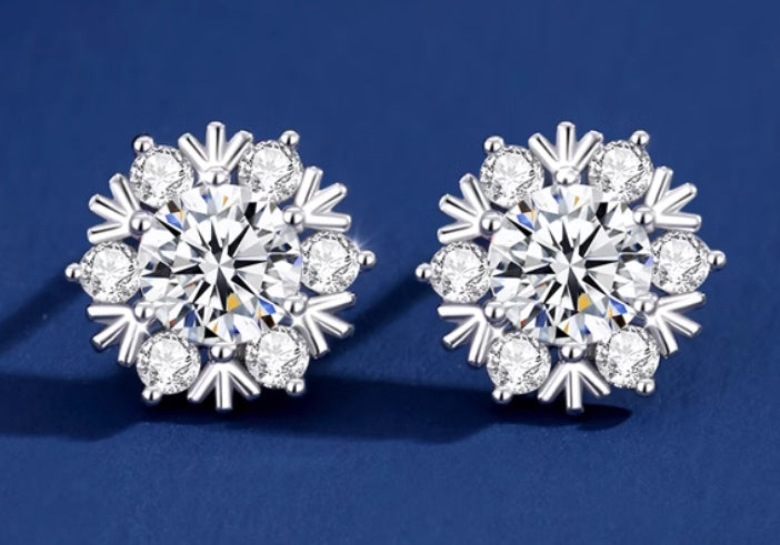 Pendiente Viora Éclat | Plata 925 con diamante ecológico de 0,5 ct