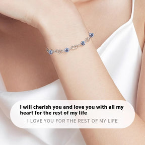 Pulsera Viora Corazón a Corazón | Plata 925 con Diamante Ecológico