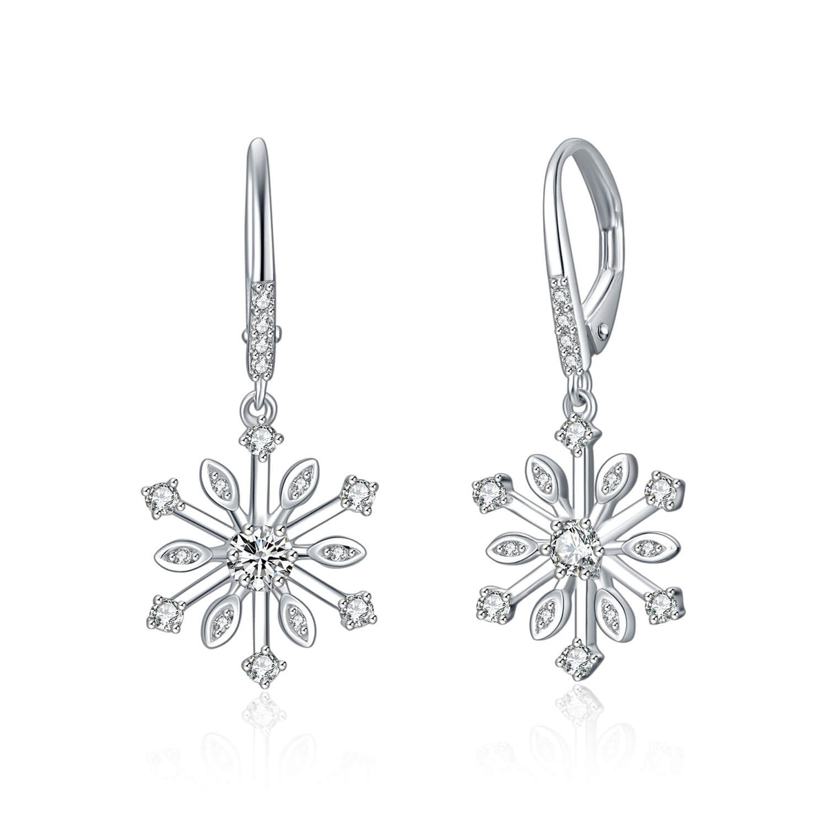 Pendientes Viora Flocon | Plata 925