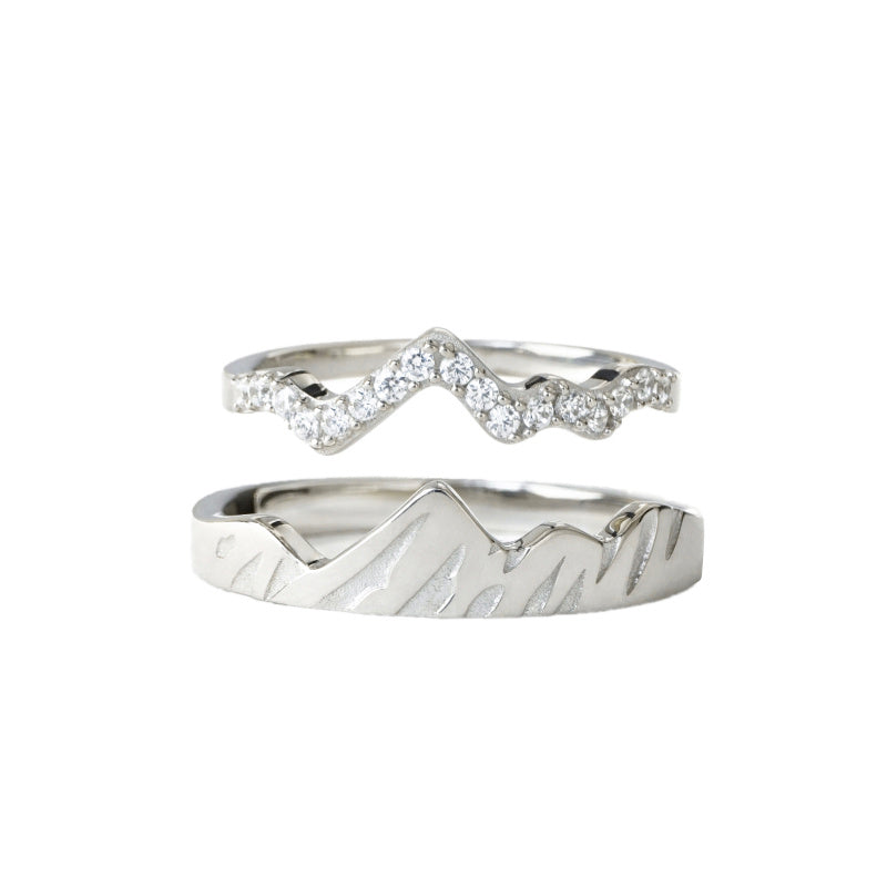 Anillo de bodas Viora Galaxy | Anillos de plata 925 para parejas