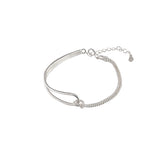 Pulsera asimétrica Viora | Plata 925