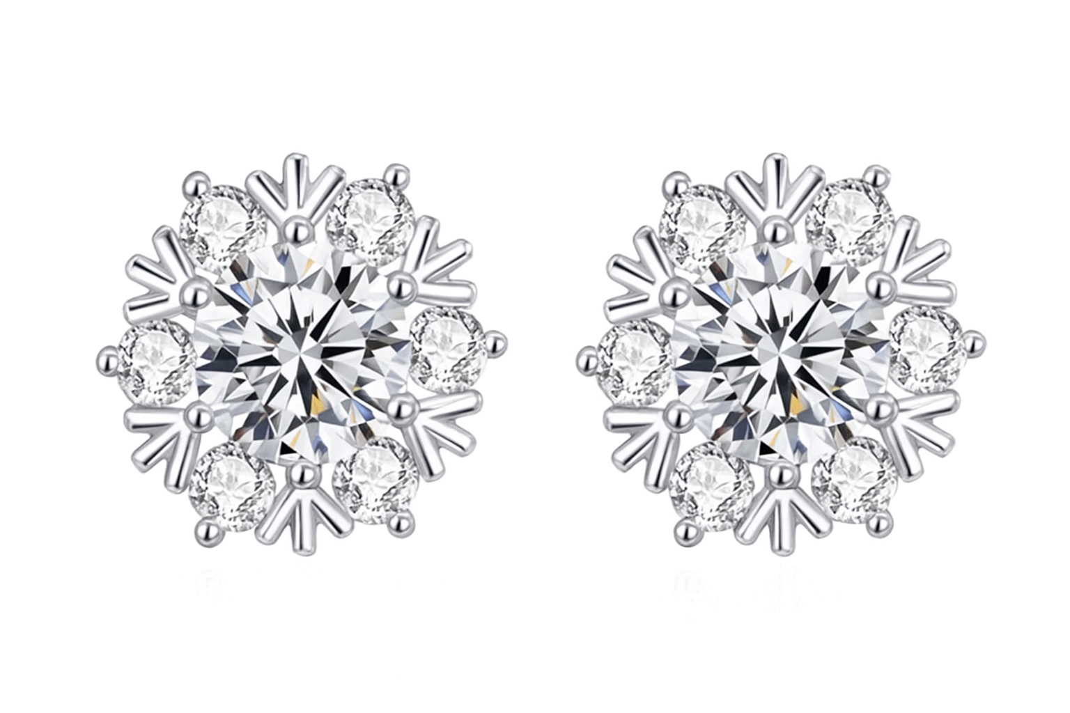 Pendiente Viora Éclat | Plata 925 con diamante ecológico de 0,5 ct