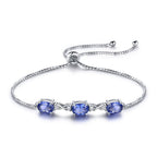 Bracelete Viora Drop | Prata 925 Ajustável