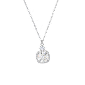 Collar Viora de 2 quilates | Plata 925 con diamante ecológico