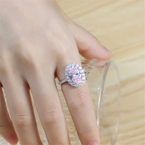Anillo Viora Egg | Plata 925 con diamante ecológico