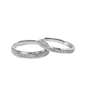 Anillo de bodas Viora Starry | Ajustable en plata 925