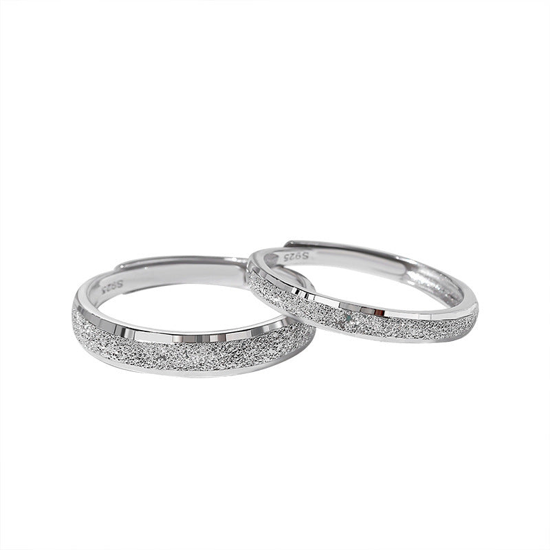 Anillo de bodas Viora Starry | Ajustable en plata 925