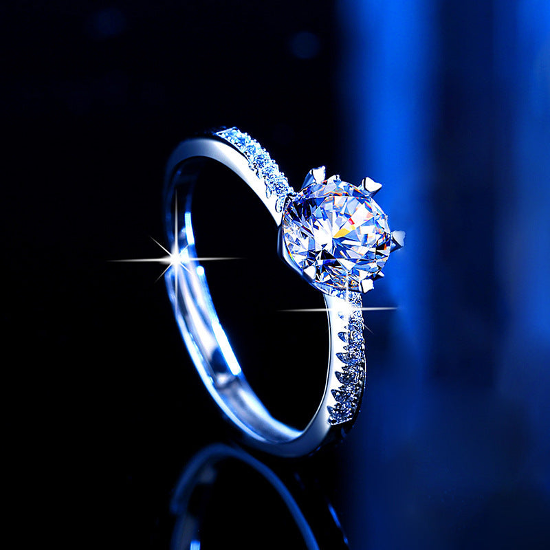 Anillo de bodas Viora de diamantes Mosan