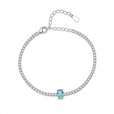 Pulsera Viora con incrustaciones | Plata 925