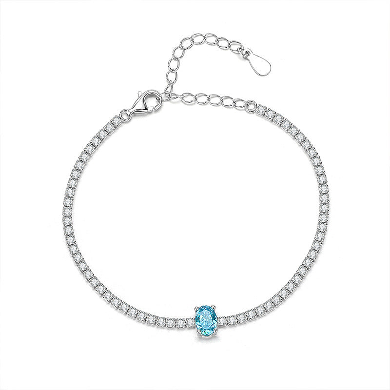 Pulsera Viora con incrustaciones | Plata 925