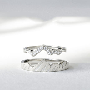 Anillo de bodas Viora Galaxy | Anillos de plata 925 para parejas