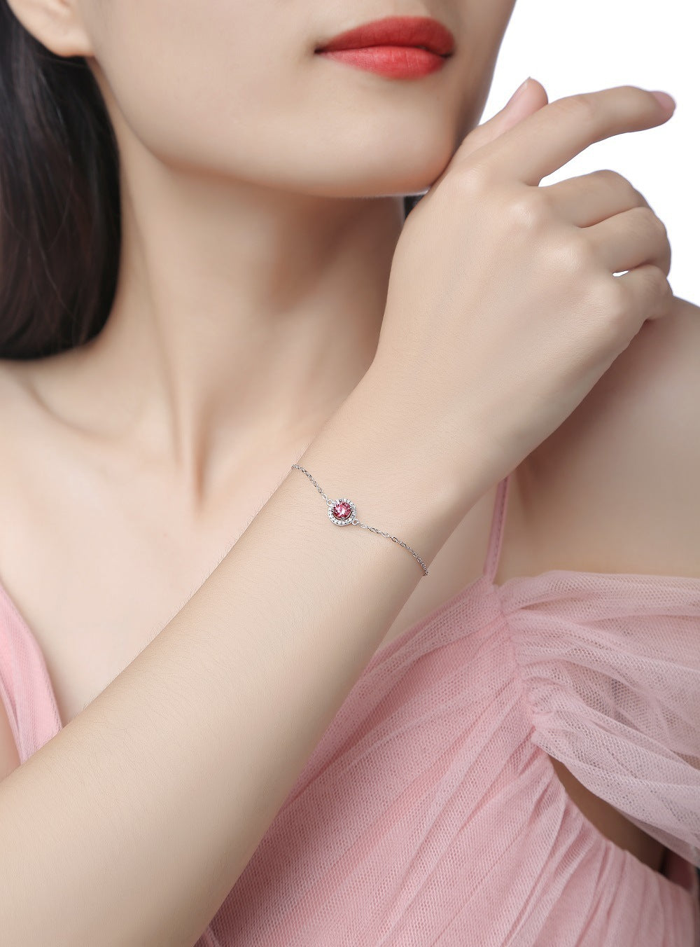 Viora Rosé Spark Bracelet | 925 Silver