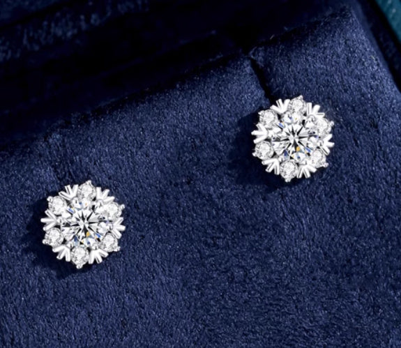 Pendiente Viora Éclat | Plata 925 con diamante ecológico de 0,5 ct