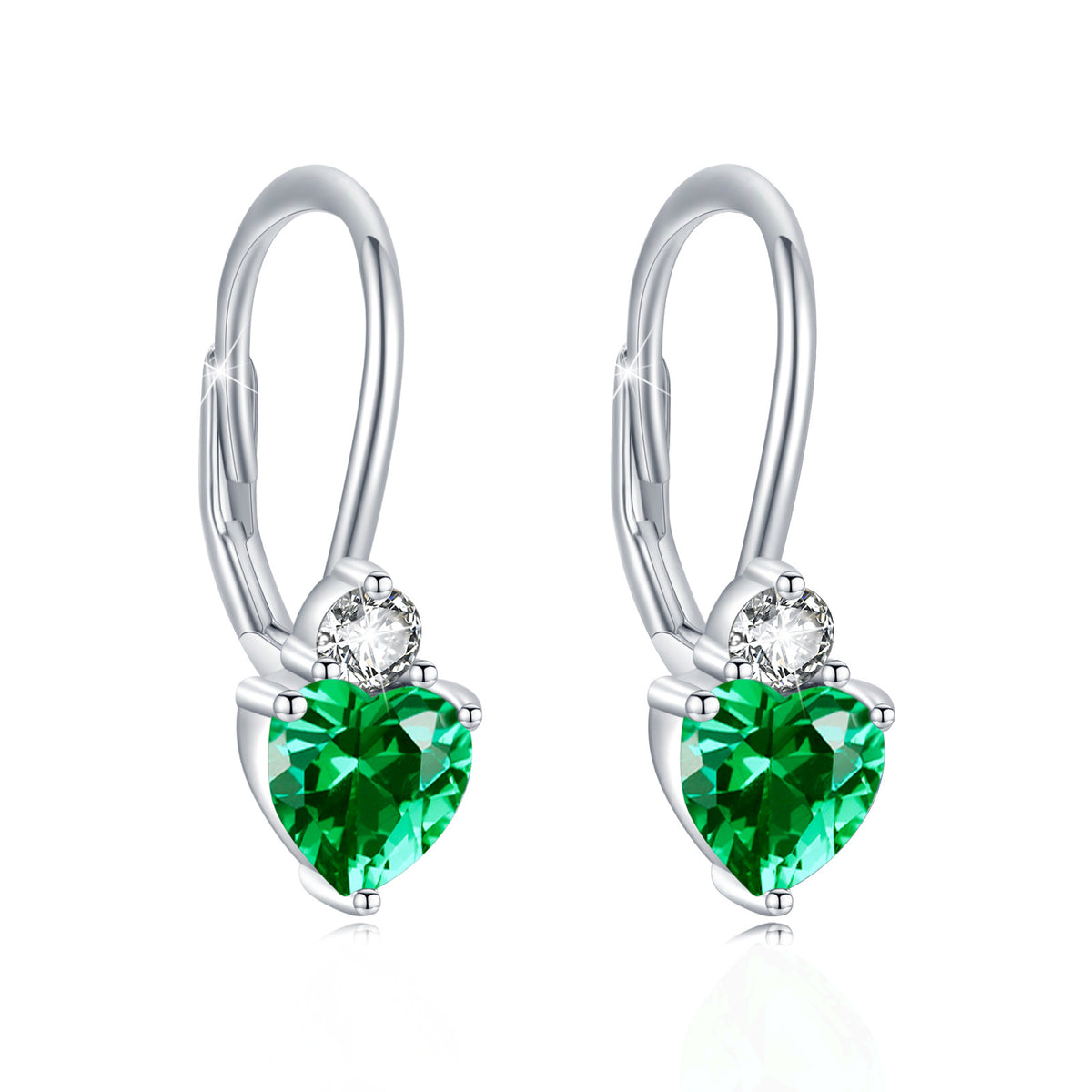 Pendientes Viora Heartstone | Plata 925