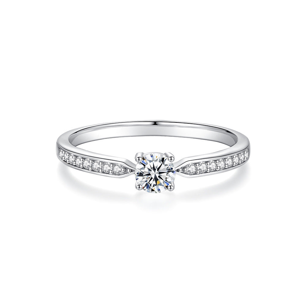 Anillo Viora Elegance | Plata 925 con diamante ecológico