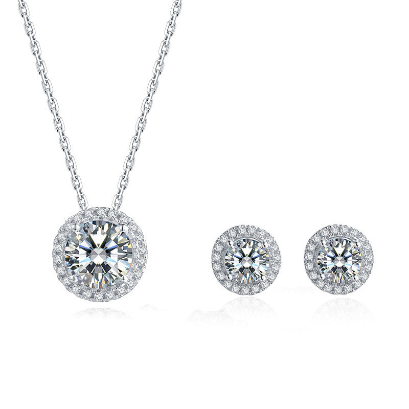 Conjunto Viora Asteria | Colar e Brincos em Prata 925