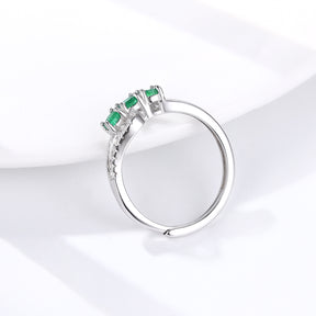Anillo Viora Bellea | Plata 925 con piedra central de 3 mm de estilo delicado