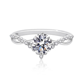 Anillo Viora Étoile | Plata 925 con diamante ecológico, colores de lujo